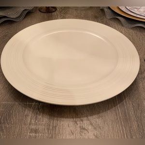 Set of 2 Kate Spade Fair Harbor Collection White Truffle Plates